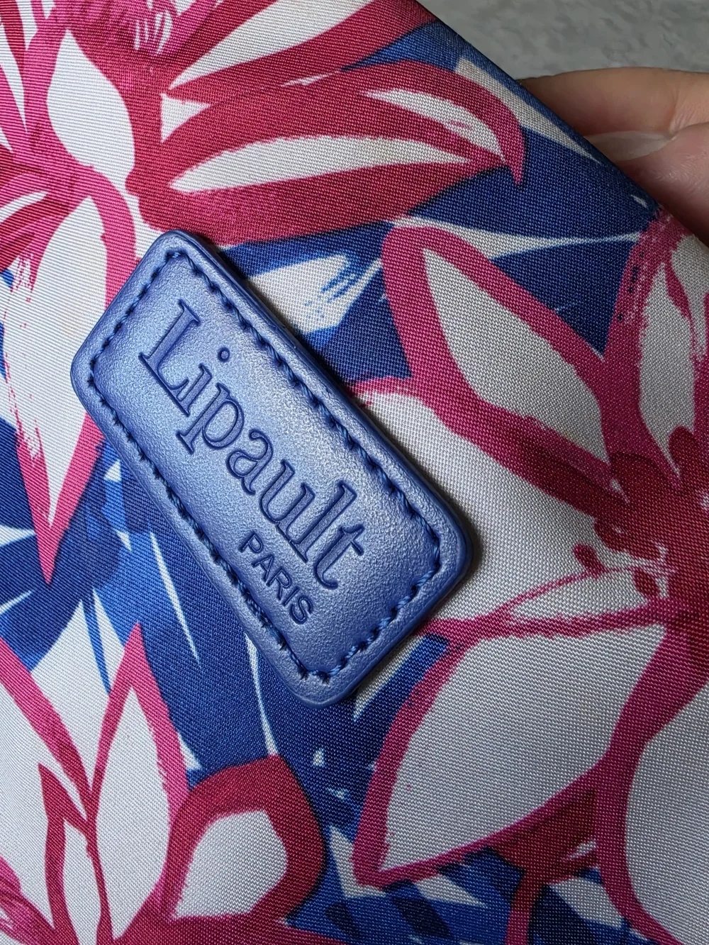 Lipault Paris Floral Bowling Style Bag blooming floral